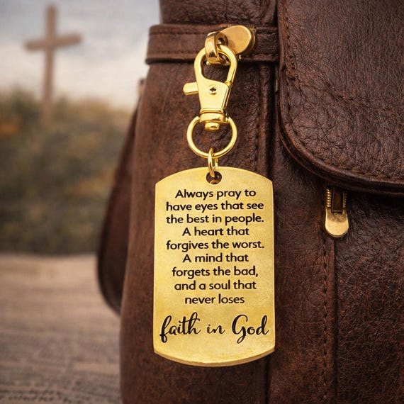 Always Pray Faith In God Gold-Plated Clip On Charm
