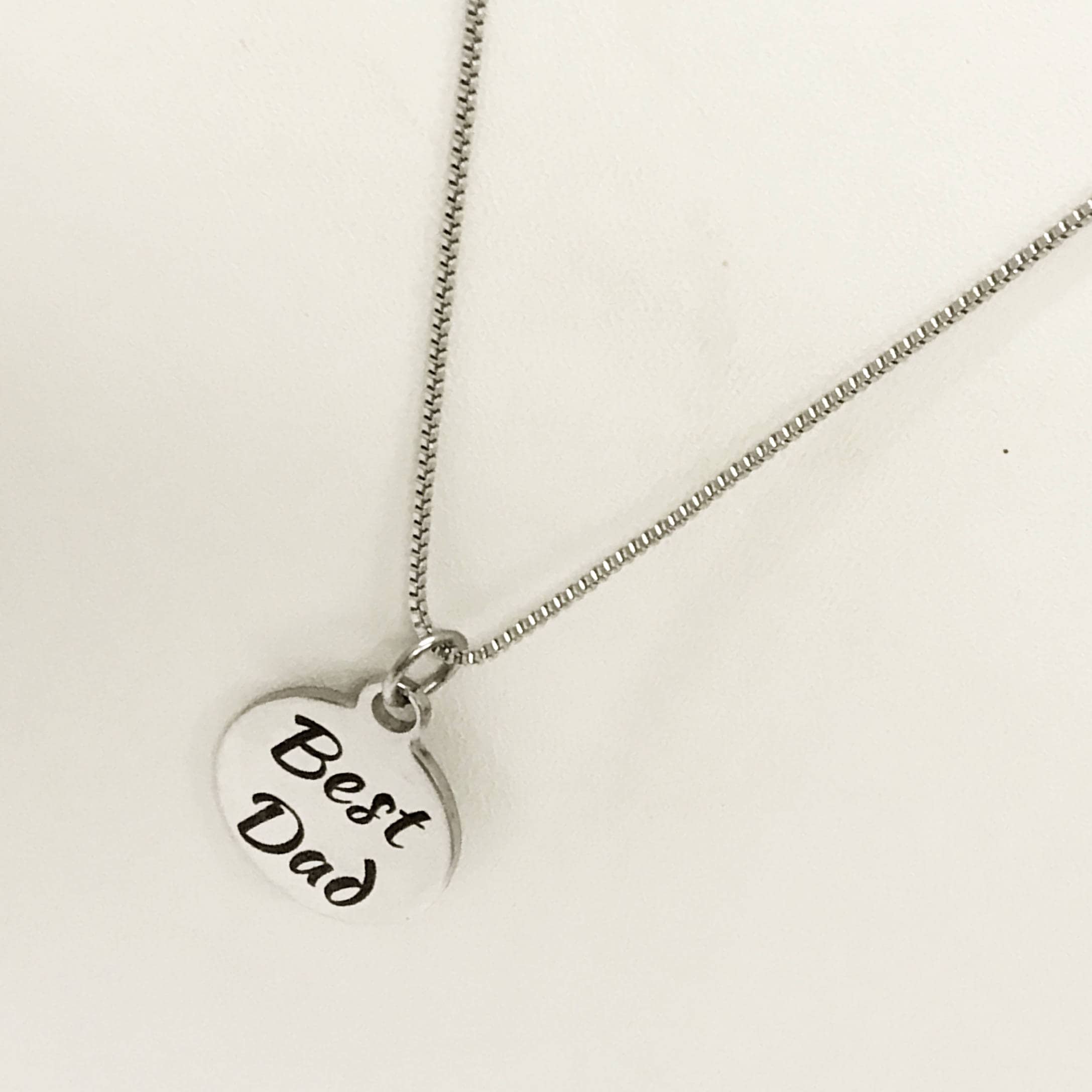 Best Dad Necklace Stainless Steel Necklace Gift For Dad Dad Etsy