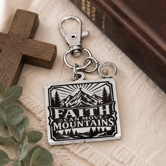 Faith Can Move Mountains Mustard Seed Charm