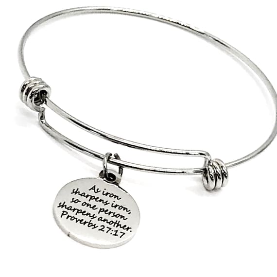 iron sharpens iron bracelet