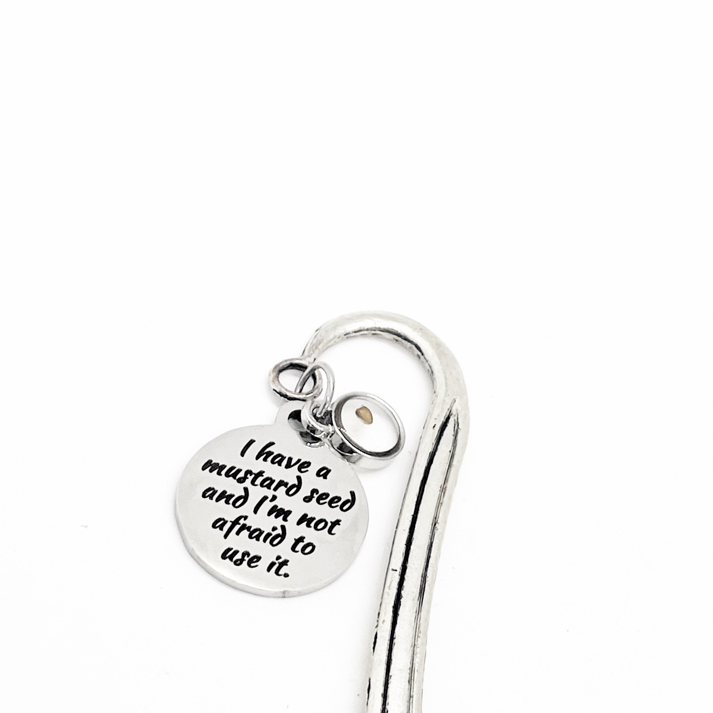 Mustard Seed Gift, I Have A Mustard Seed Charm Bookmark, Christian
