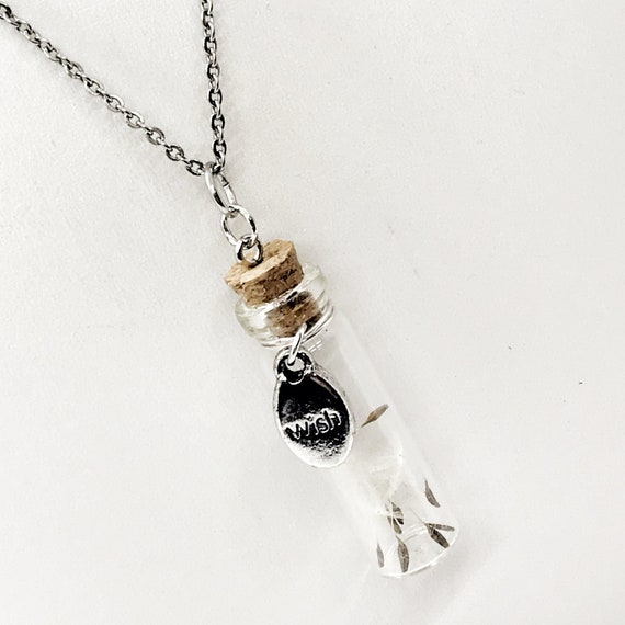 Dandelion Wish Necklace, Dandelion Necklace,  Wish Necklace,  Daughter Gift, Wishes And Dreams, Granddaughter Gift, May Wishes Come True