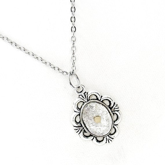 Oval Mustard Seed Pendant Necklace, Mustard Seed Gift, Christian Necklace, Faith Necklace, Faith Jewelry, Mustard Seed Faith, Christian