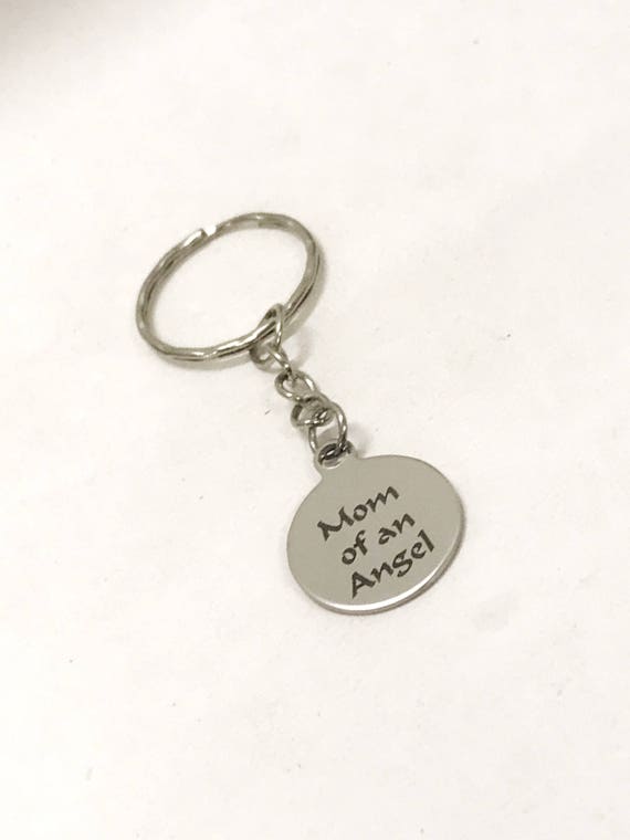 Miscarriage Gifts, Mom Of An Angel Keychain, Miscarriage Sympathy Gifts, Angel Mom Gifts, Miscarriage Memorial, Remember My Child In Heaven