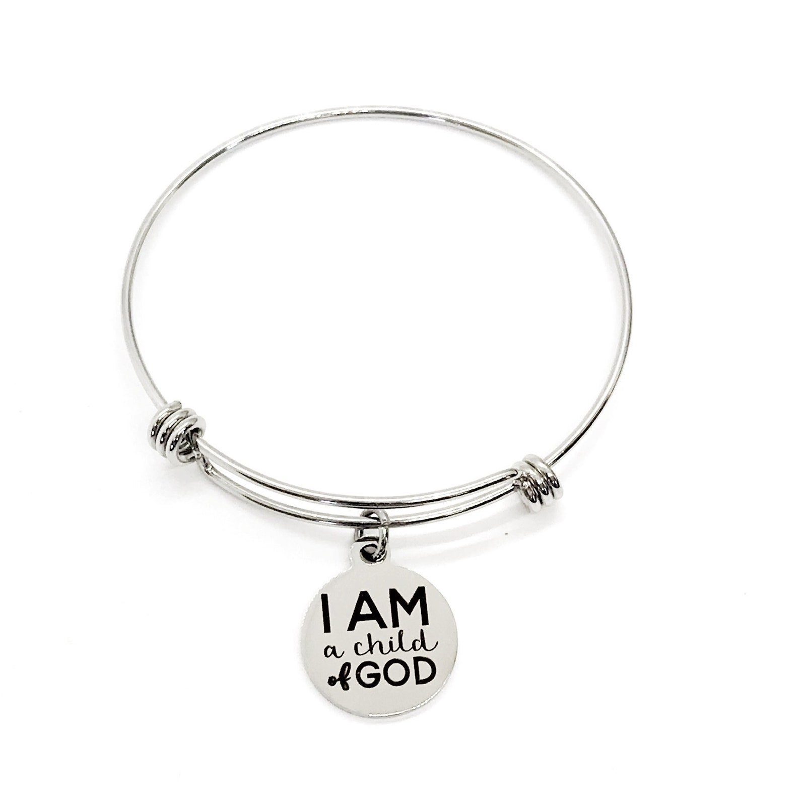 I Am A Child Of God Charm Bracelet Christian Gift Christian Etsy