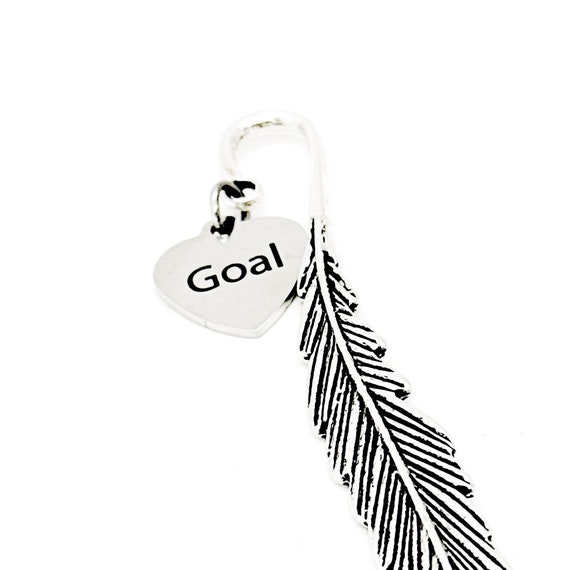 Goal Charm Bookmark, Goal Setting, Goal Setter, Weight Loss Goals, Entrepreneur Gift, Reader, Student Gift, Going To College, Graduation