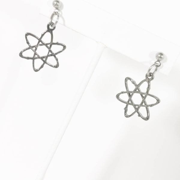 Molecule Earrings, Atom Earrings, Nerd Gifts, Science Lover Gifts, Atom Jewelry, Molecule Jewelry, Nerd Jewelry Gift, Nerdy Jewelry