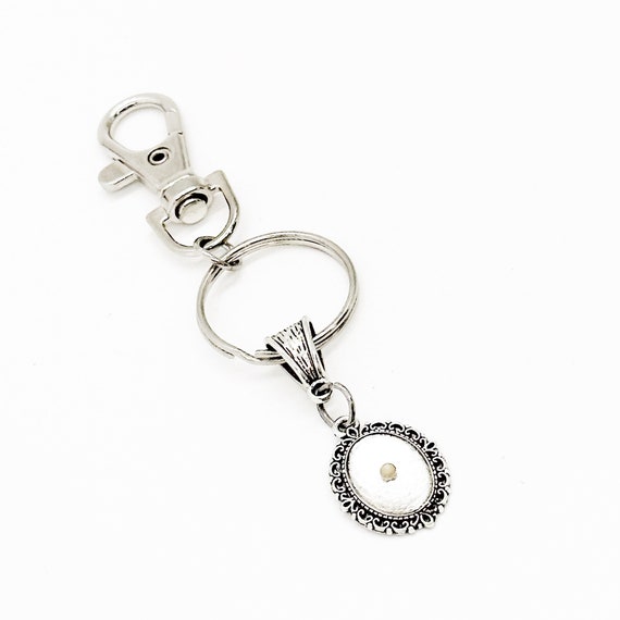 Mustard Seed Charm Clip On Keychain, Matthew 17 20, Faith Gift, Move Mountains, Mountain Moving Faith, Christian Gift, Bible Study Gifts