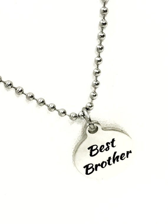 Gift For Brother From Brother, To My Brother Luxury Dog Tag Necklace –  Winkette Creations