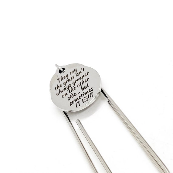 Bookmark Gift, Greener Pastures Bookmark, Moving On Gift, Next Steps, Greener Grass, Encouragement Gifts, Planner Bookmark, Reader Gift