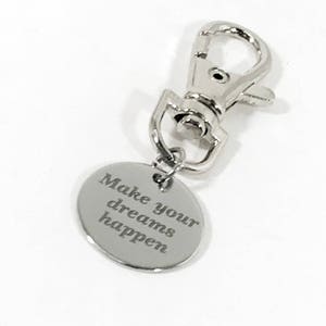 Réalisez vos rêves étiquette de bagage, tirette de motivation, étiquette de sac, étiquette de porte-documents, cadeau d'encouragement, cadeaux motivants pour l'équipe de vente directe