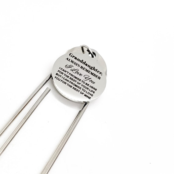 Granddaughter Gift, Granddaughter I Love You, Granddaughter Bookmark, Charm Bookmark, Reader Gift, Student Athlete Gift, Paperclip Bookmark