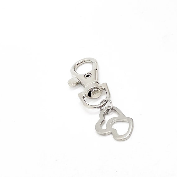 Love Gift, Double Hearts Clip On Charm, Wife Gift, Love Charm, Love Hearts, Two Hearts Together, Wedding Gifts, Joined Hearts Forever