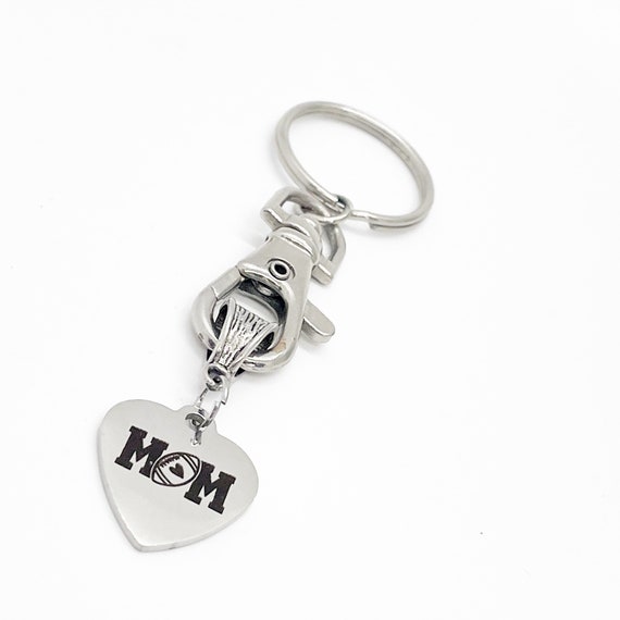 Keychain Gift, Football Mom Keychain, Gift For Mom, Football Season, Football Player Mom, Team Mom Gifts, Gift For Her, Wife Gift, Mom Gift