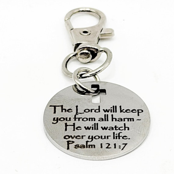 Christian Protection Scripture Clip On Charm
