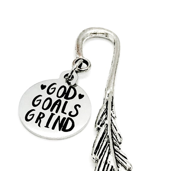 Bookmark Gift, God Goals Grind Bookmark, Bible Bookmark, Christian Bookmark, Christian Woman Gift, Womam Entrepreneur, New Job Gift For Her