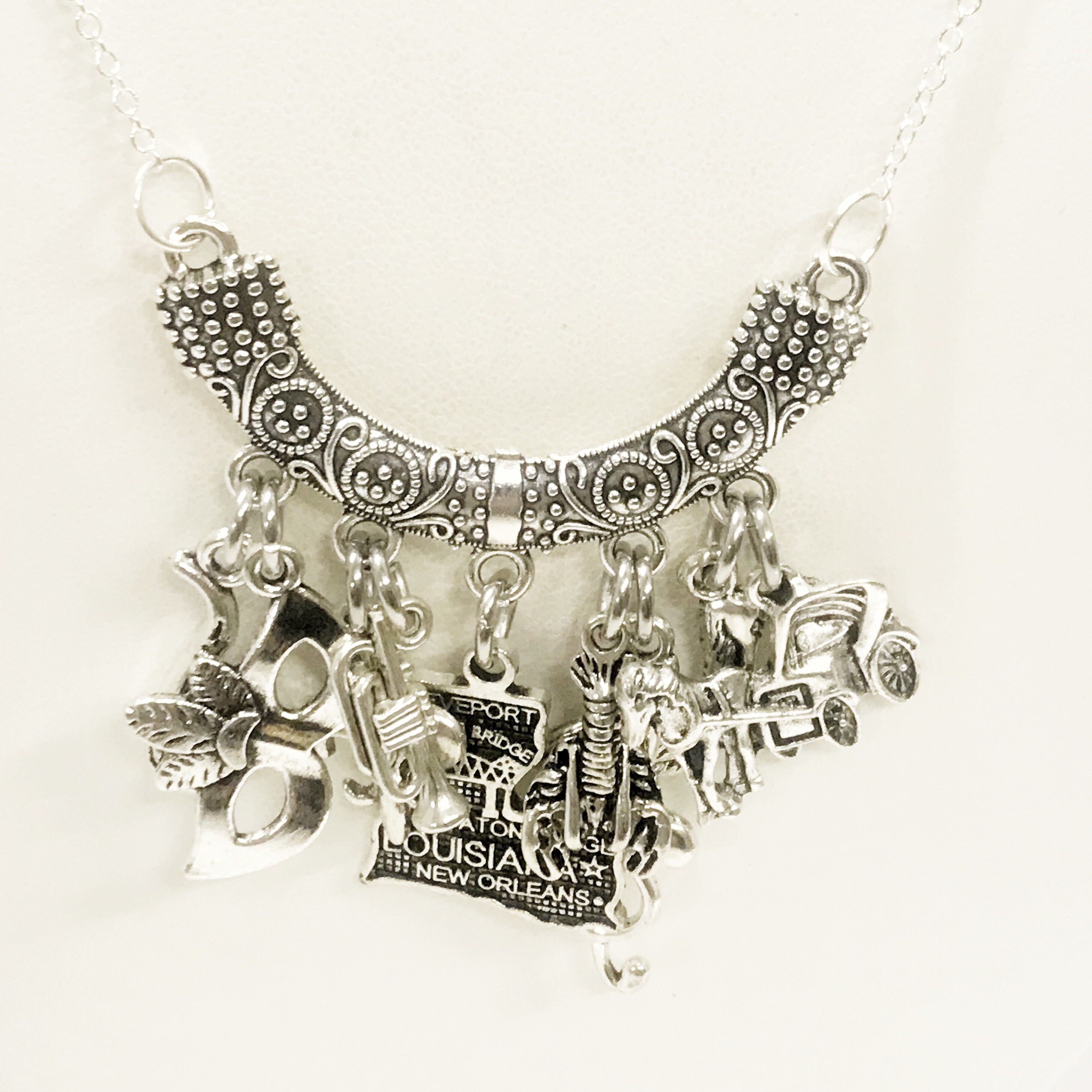 New Orleans Necklace New Orleans Jewelry New Orleans Gift Etsy UK