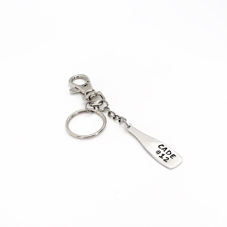 Baseball Player Gift Baseball Mom Gift Personalized Gift Baseball Keychain Customizable Gift Player Name Number Baseball Bat Keychain