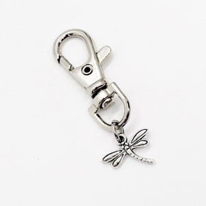 Taschenanhänger, Libellen-Anhänger, Libellen-Schlüsselanhänger-Clip, Geldbörsen-Charm-Clip, Libellen-Sammler-Geschenk, Libellen-Liebhaber-Geschenk