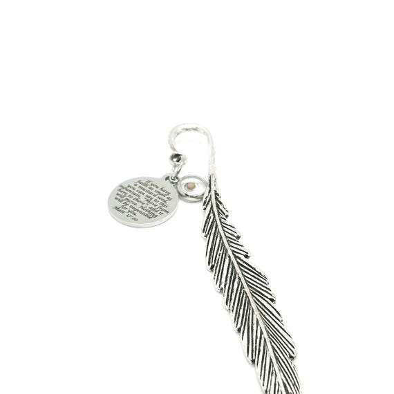 Mustard Seed Scripture Charm Stem Bookmark, Christian Believer, Faith Gifts, Bible Bookmark, Gift for Him, Gift For Her, Scripture Quotes