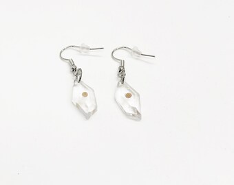 Mustard Seed Resin Hook Style Earrings,  Mustard Seed Jewelry, Matthew 17 20, Mustard Seed Faith Jewelry, Bible Verse Gift, Scripture, Faith