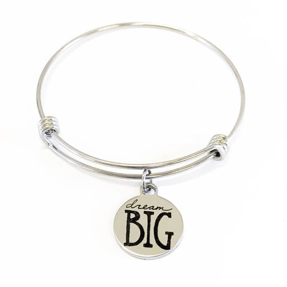 Dream Big Bracelet, Dream Big Jewelry, Motivational Jewelry, Direct Sales Team Gifts For Her, Encouragement Gift, Motivational Gift Bracelet