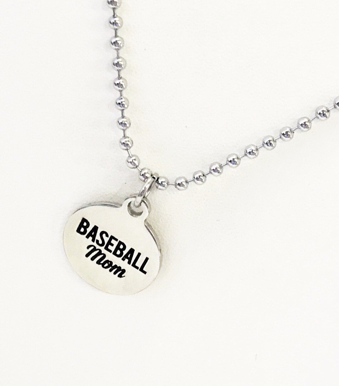 Baseball Mom Necklace, Baseball Mom Gifts, Baseball Mom Jewelry