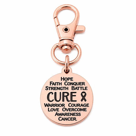 Cure Words Rose Goldtone Clip On Charm
