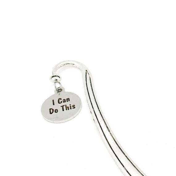 I Can Do This Bookmark, Reader Gift, Charm Bookmark, Recovery Gift For Her, Daughter Gift, Wife Gift, Mom Gift, Encouraging Her, Motivating