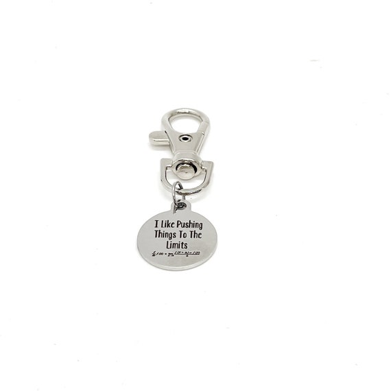 Math Teacher Charm, I Like Pushing Things To The Limits Clip On Charm, Teacher Gifts, Algebra Teacher, Geometry Teacher, Calculus Teacher