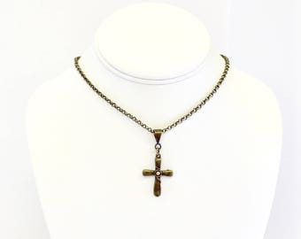 Collana Con Croce Jesus Loves You E Semino Di Senape, In Acciaio Inox, Catena Regolabile, Regalo Religioso