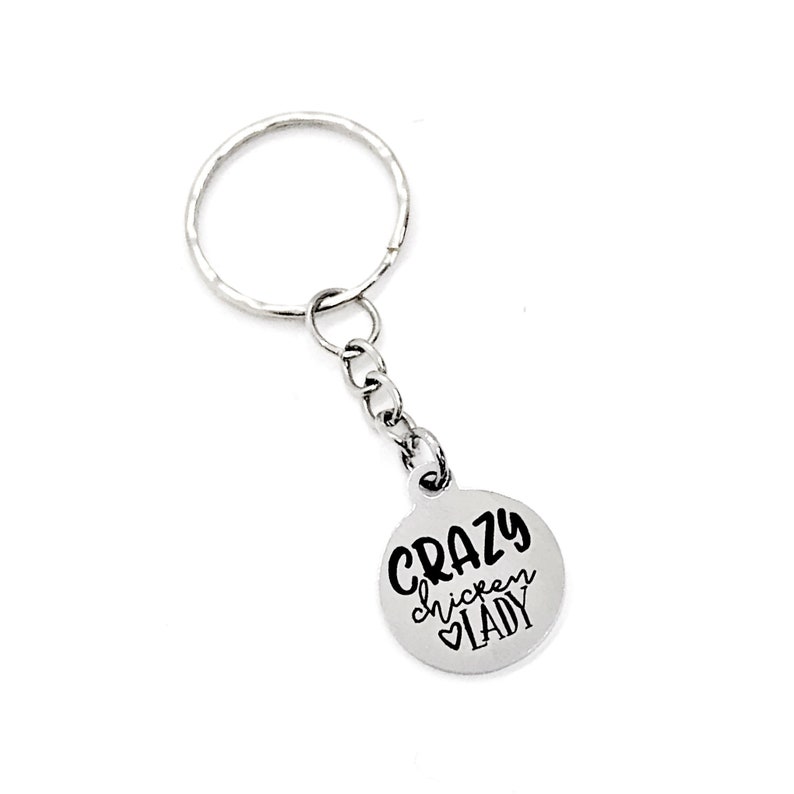 Crazy Chicken Keychain
