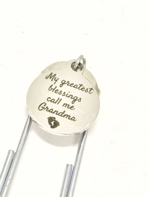 Grandma Gifts, Grandma Bookmark, My Greatest Blessings Call Me Grandma Bookmark, Grandmother Gifts, Reader Gifts For Grandma, Bible Marker