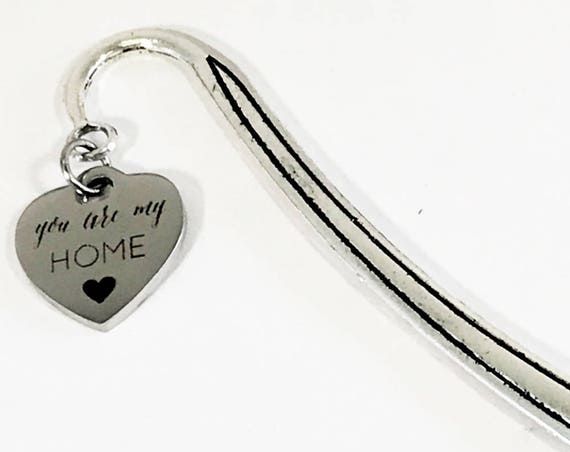 You Are My Home Bookmark, Love Gift, Reader Gift, Planner Bookmark, Bible Bookmark, Planner Accessories, Gift For Mom, Gift For Wife
