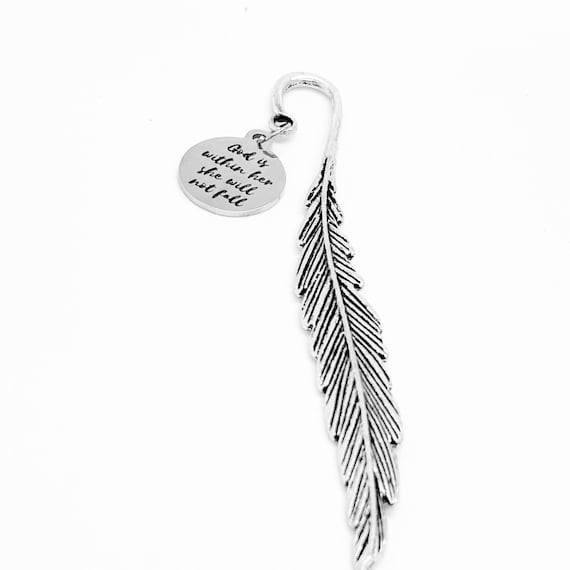 God Is Within Her She Will Not Fall Scripture Bookmark, Psalm 46 5, Bible Bookmark, Christian Woman, Faith Gift, Sister In Christ, Daughter