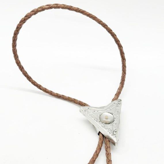 Brown Mustard Seed Bolo Tie, Brown Cord Bola Tie Gift For Him, Southwestern Style, Pastor Gift, Gift For Dad, Believer Gift, Christian Faith