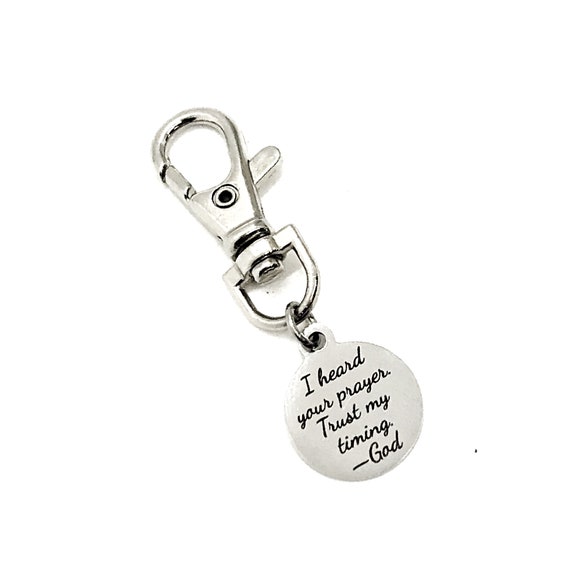 Trust God's Timing {Keychain} Trust God's Timing {Keychain}