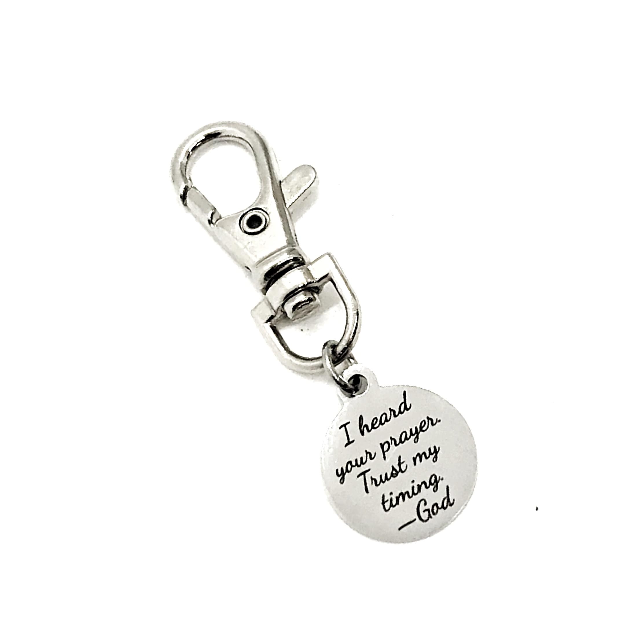 Trust God's Timing {Keychain} Trust God's Timing {Keychain}