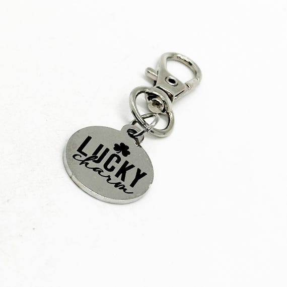 Lucky Charm Clip On Charm, Motivating Her, Encouraging Him, Key Chain, Bag, Motivational, Encouragement, Affirming Words Friend, Self Care