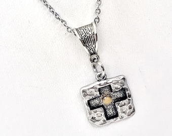 Collier graine de moutarde, bijoux graine de moutarde, foi graine de moutarde, bijoux chrétiens, bijoux Matthieu 17-20, bijoux bibliques, cadeau foi