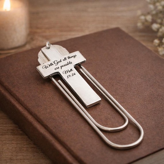 With God All Things Are Possible Bookmark
