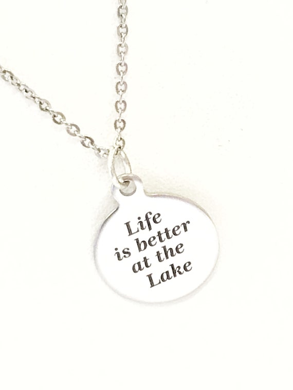 White lake sale jewelry etsy