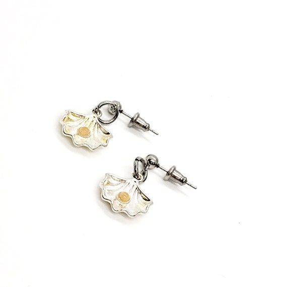 Mustard Seed Earrings,  Oyster Shell Mustard Seed Jewelry, Matthew 17 20, Mustard Seed Faith, Bible Verse Gift, Scripture Gift, Faith Gift