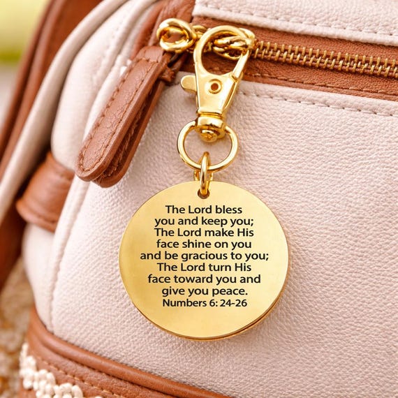 The Lord Bless You Gold-Plated Clip-On Charm