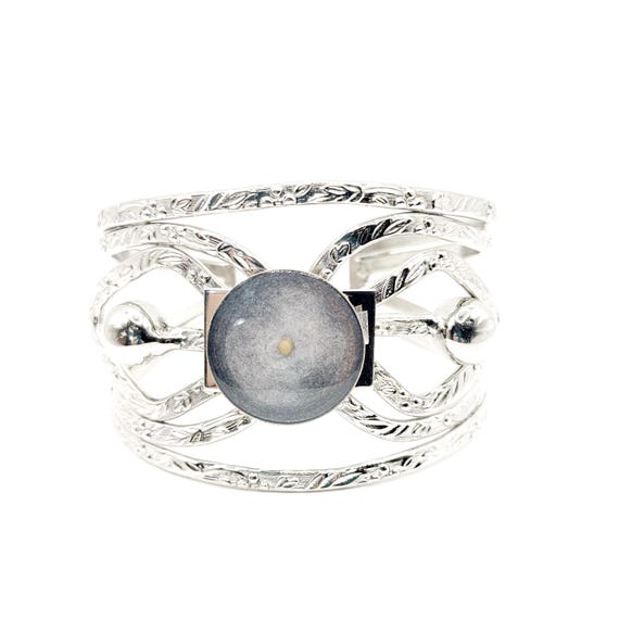 Mustard Seed Silver Cuff Bracelet Faith