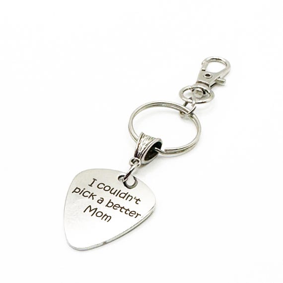 I Couldn't Pick A Better Mom Stainless Steel Engraved Keychain Gift For Mom Mothers Day Gift