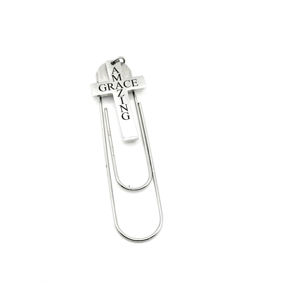 Amazing Grace Cross Paperclip Bookmark