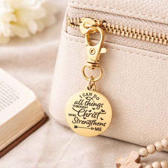 I Can Do All Things Through Christ Clip-On Charm