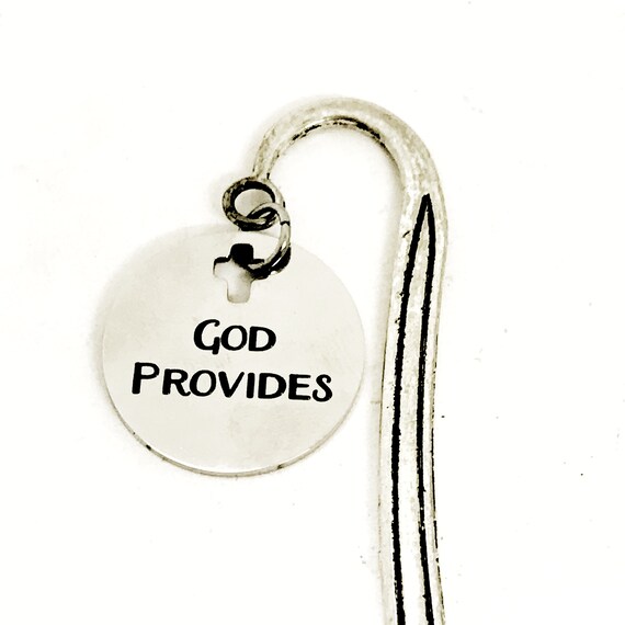 God Provides Bookmark, Reader Gifts, Bible Bookmark, Planner Accessories, Christian Bookmark, Christian Reader Gift, Planner Bookmark