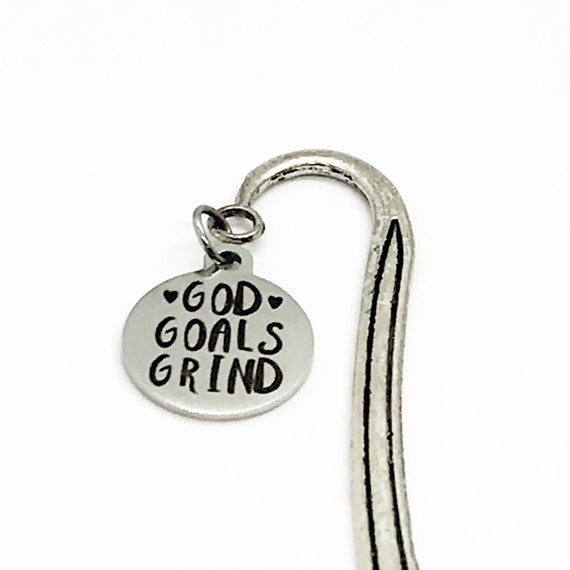 God Goals Grind Bookmark